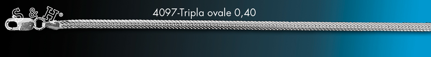 4097 Tripla ovale 0,40