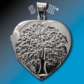 Přívěsek - otevírací medailón - srdce